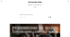 Desktop Screenshot of fernando.blat.es