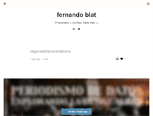 Tablet Screenshot of fernando.blat.es